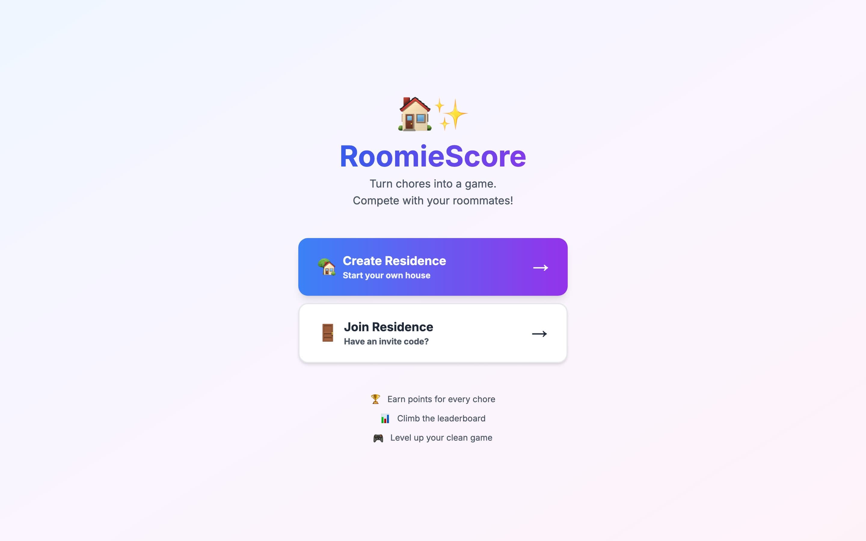 RoomieScore screenshot 1